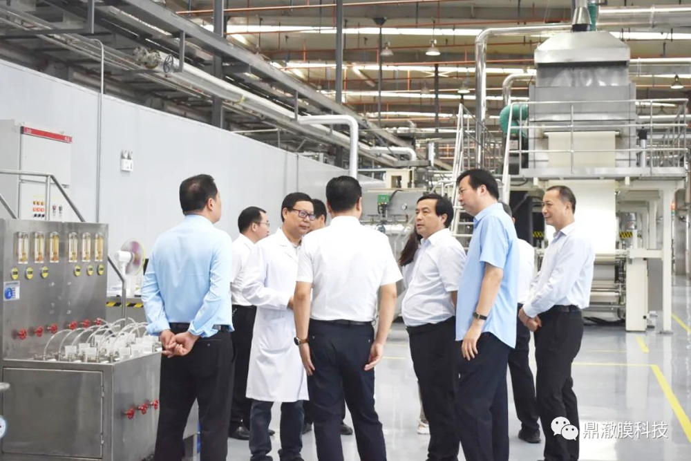 Liu Yingjun, deputy director of the Provincial Development and Reform Commission, led a team to visit and investigate UltraClean Membrane Co.,Ltd